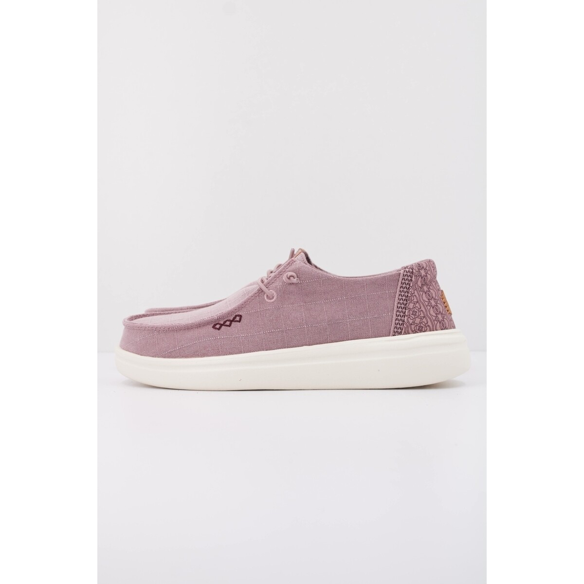 HEYDUDE  Wendy Rise Chambray Grid  Růžová