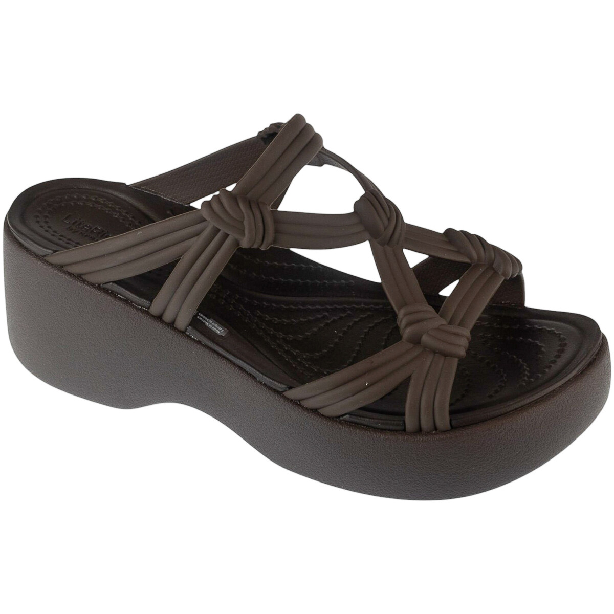 Crocs  Classic Platform Dipped Buckle Clog  Růžová