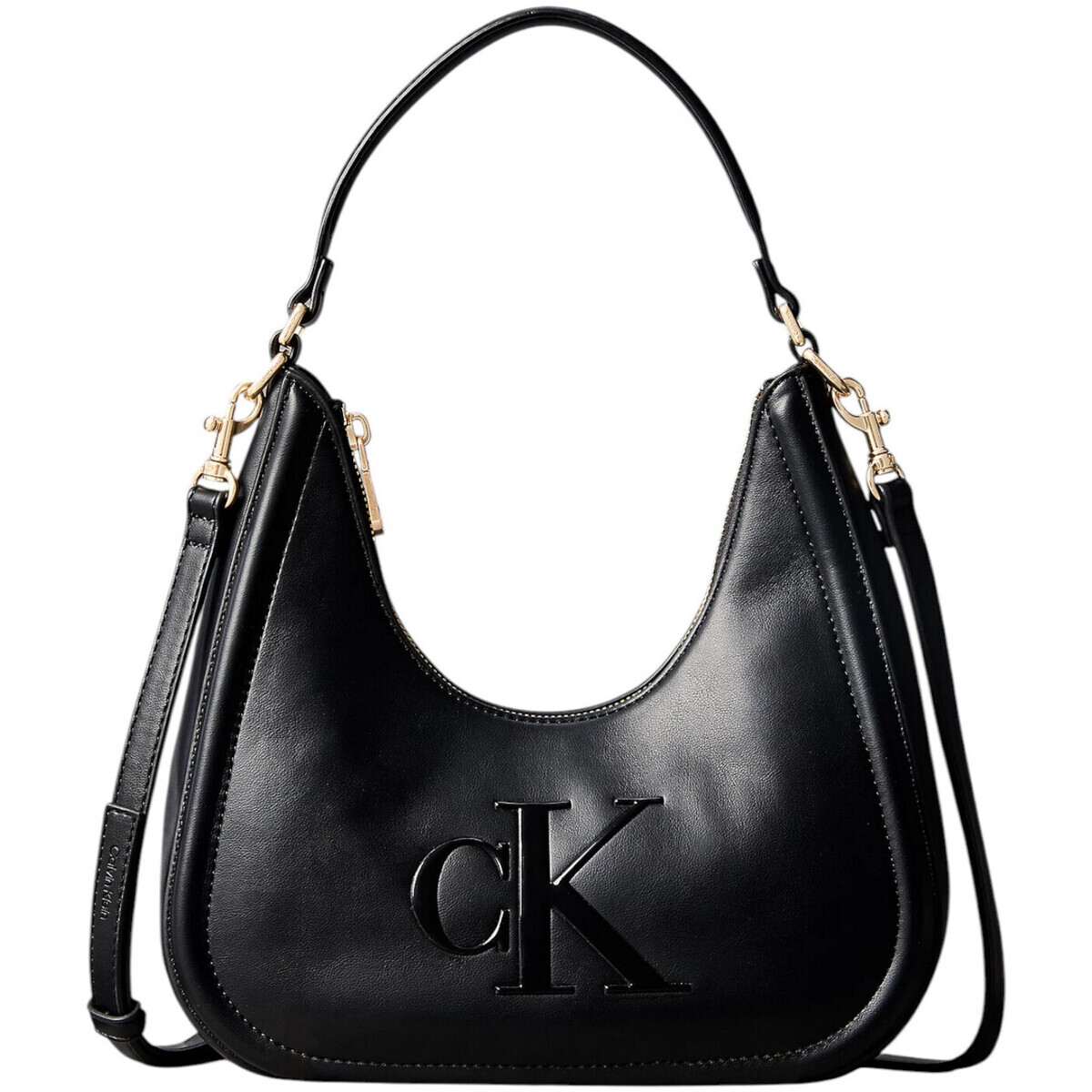 Calvin Klein Jeans  BOLD CK SMALL CRESCENT BAG LV04F3561G  Černá