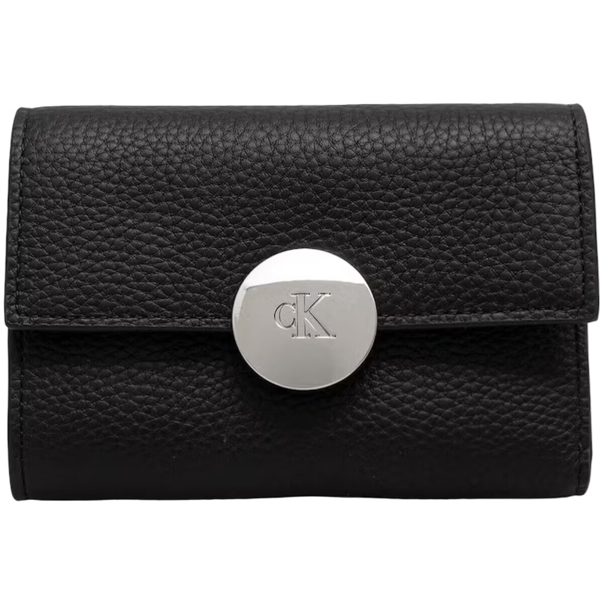 Calvin Klein Jeans  ROUND HW PEBBLE TRIFOLD LV04F1225G  Černá