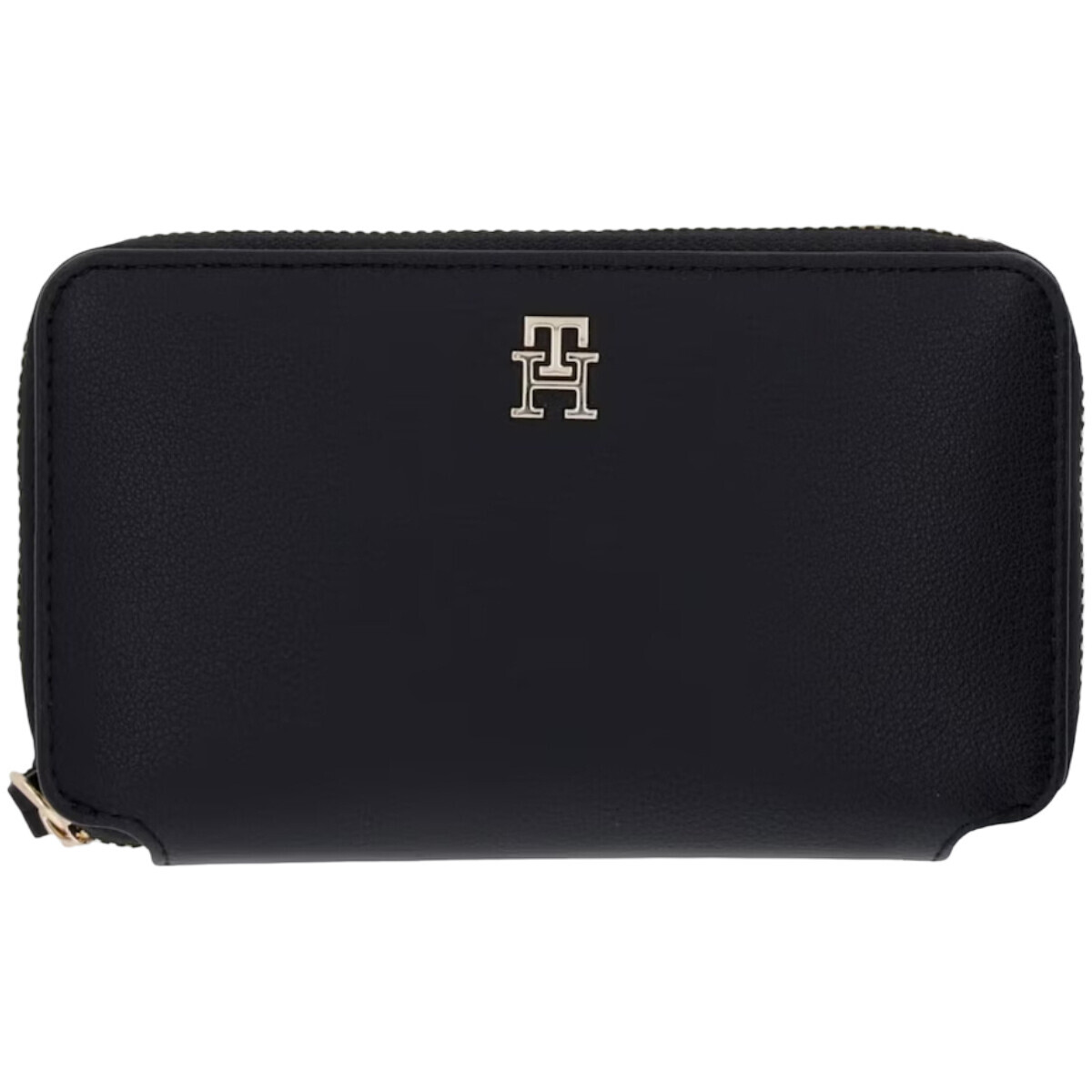 Tommy Hilfiger  TH LOGOTAPE COMPACT ZIP AROUND AW0AW18699  Černá