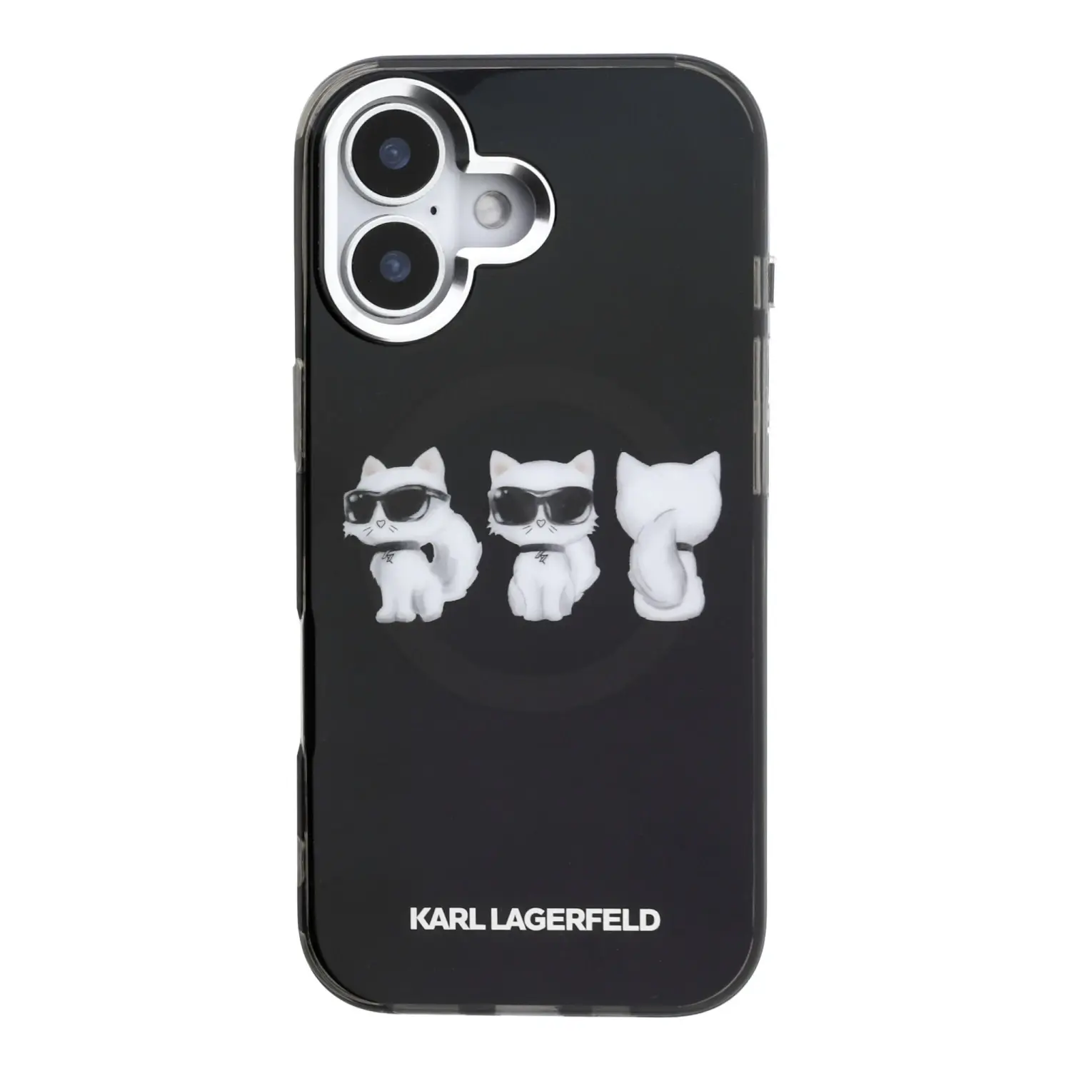 Zadní kryt Karl Lagerfeld IML Choupette Trio Watercolor MagSafe pro Apple iPhone 17