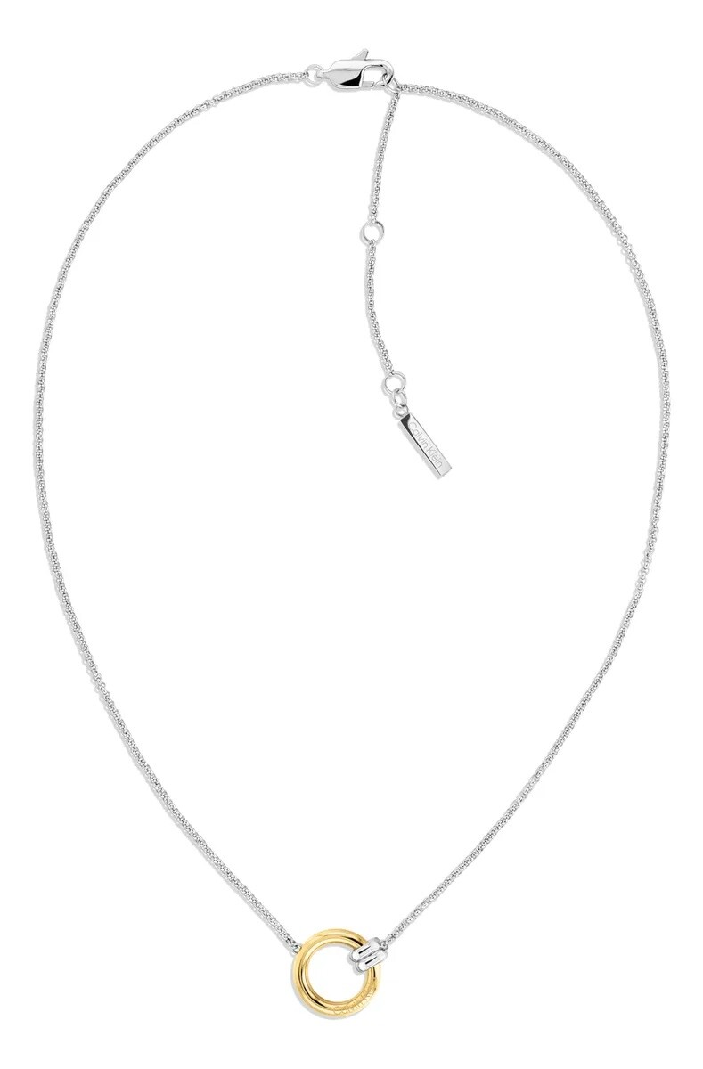 Calvin Klein Okouzlující bicolor náhrdelník Duality 35000925
