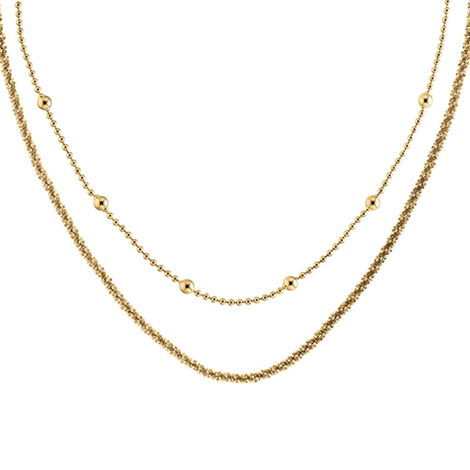 Calvin Klein Sada pozlacených náhrdelníků CK Layered 35000950