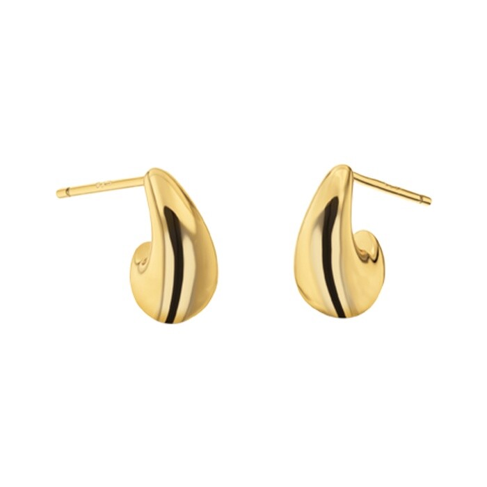 Calvin Klein Luxusní pozlacené náušnice Teardrop 35000710