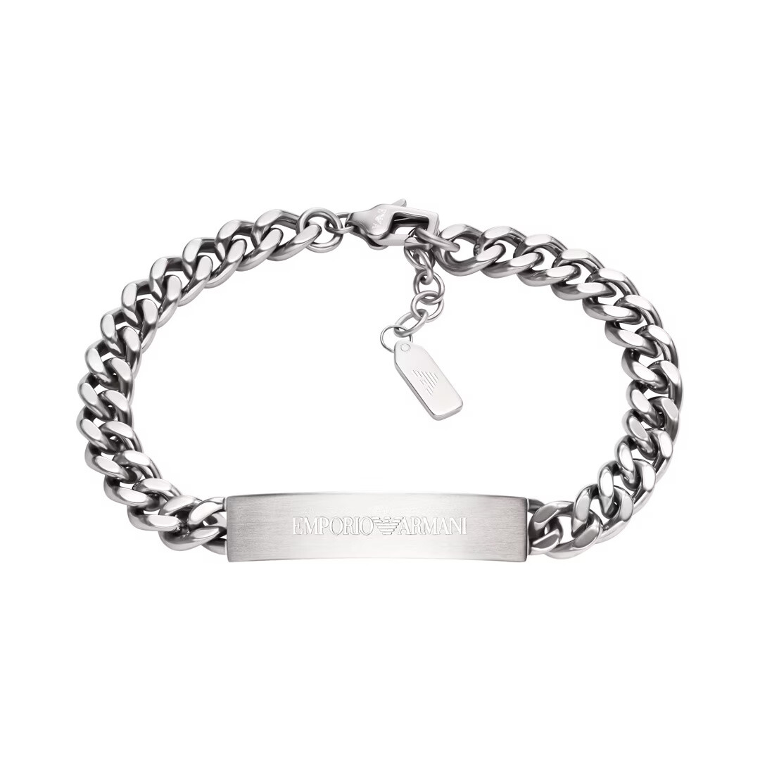 Emporio Armani Stylový pánský náramek z oceli EGS3304040