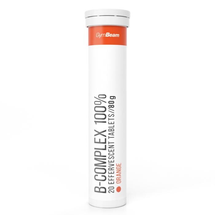 GymBeam B-Komplex 100 % šumivý 20 tab.