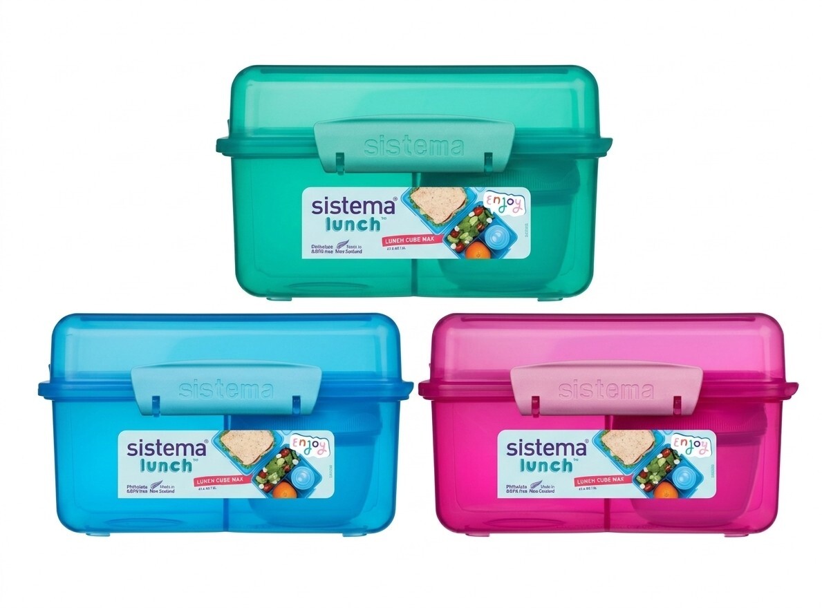 Sistema 3komorová krabička s nádobou na jogurt 2 l Mix