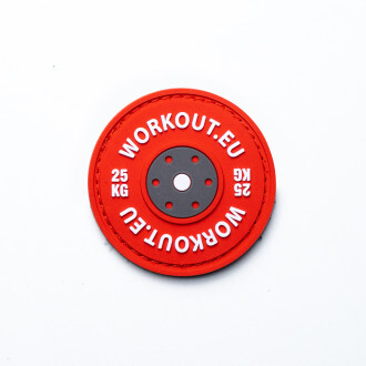 Workout Bumper 25 kg - nášivka se suchým zipem WOR554
