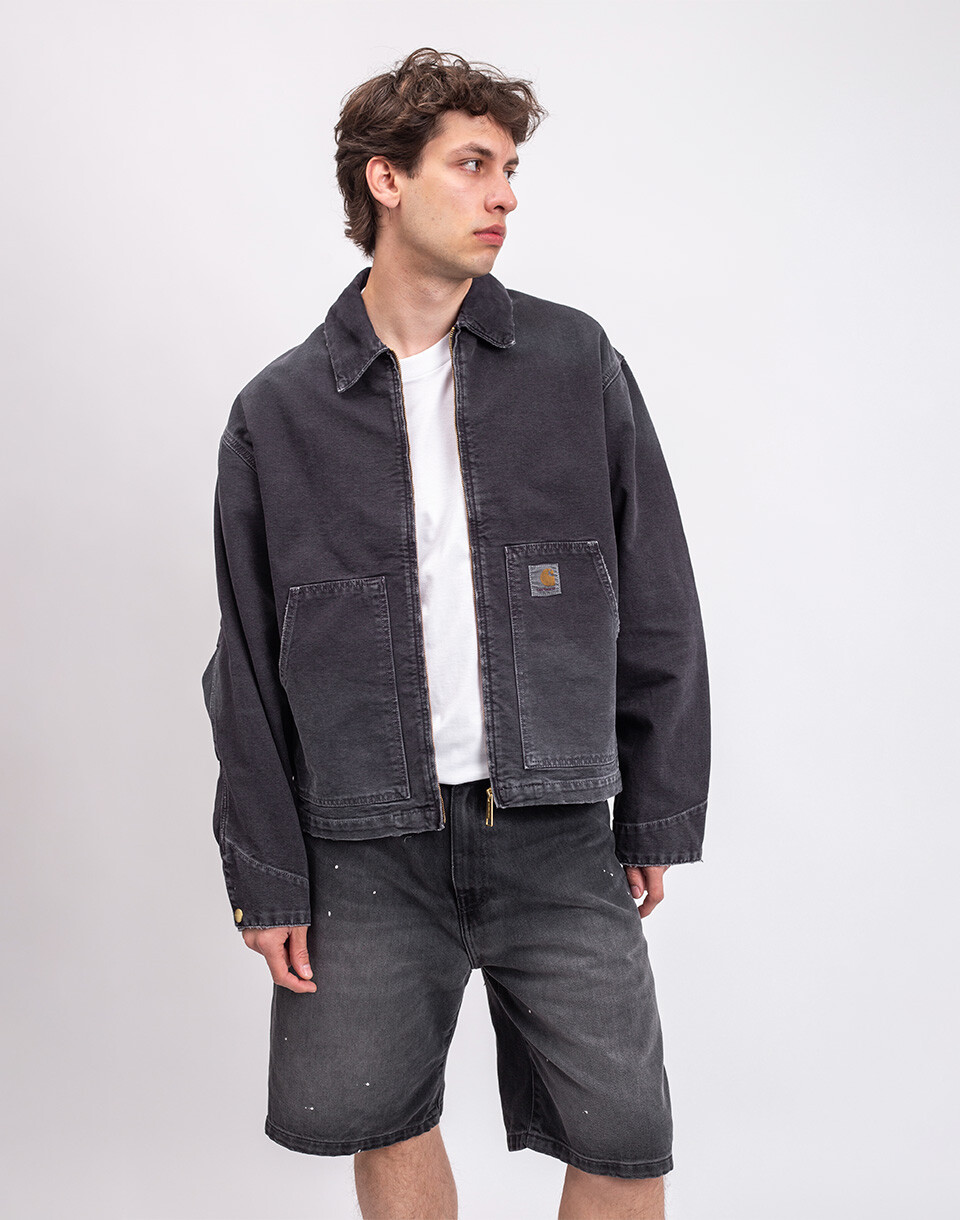 Carhartt WIP OG Arcan Jacket Black/Black destroy wash M