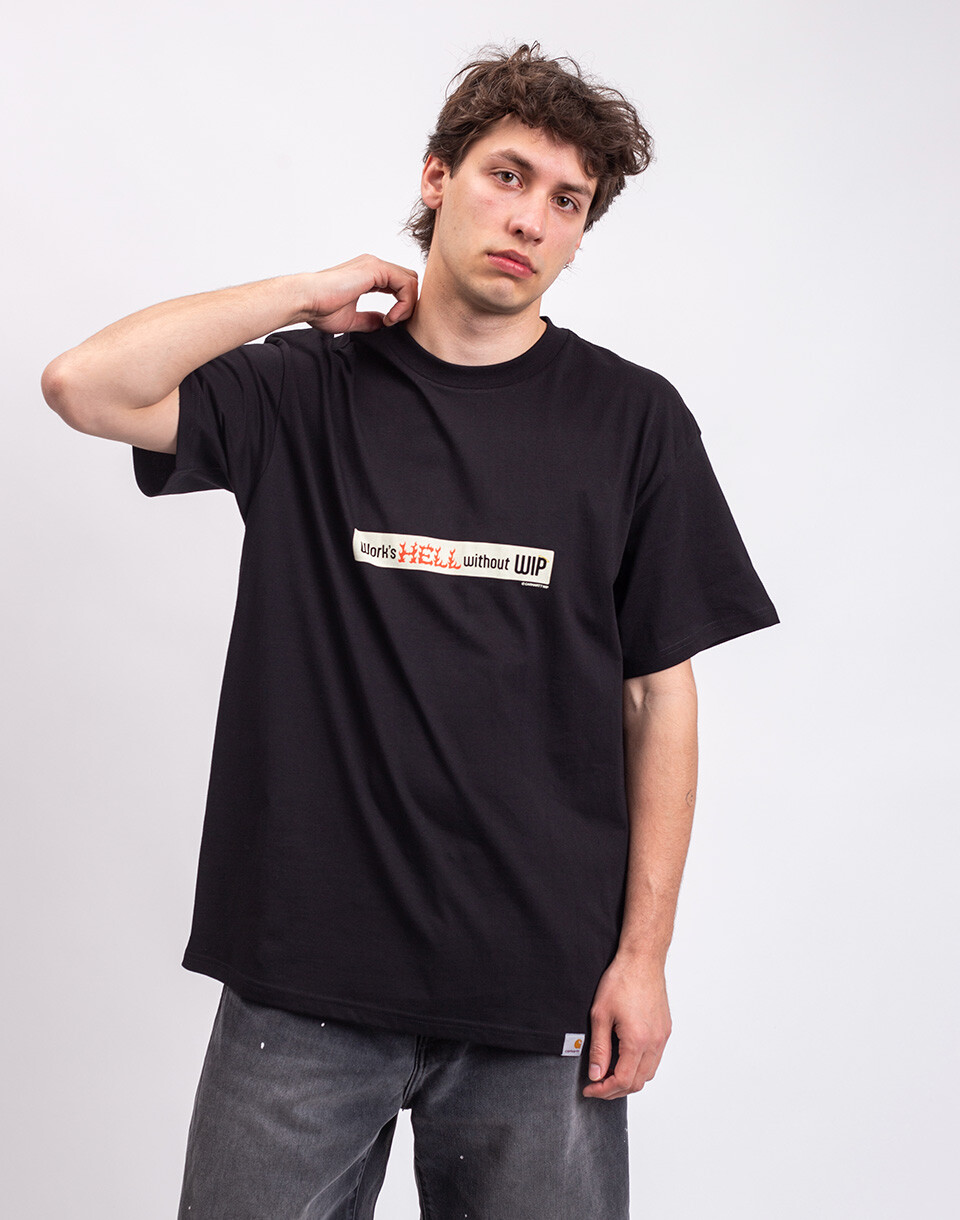 Carhartt WIP S/S Bumper Stickers T-Shirt Black M