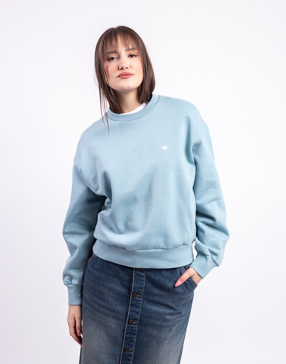 Carhartt WIP W' Casey Sweatshirt Tourmaline/Silver XS