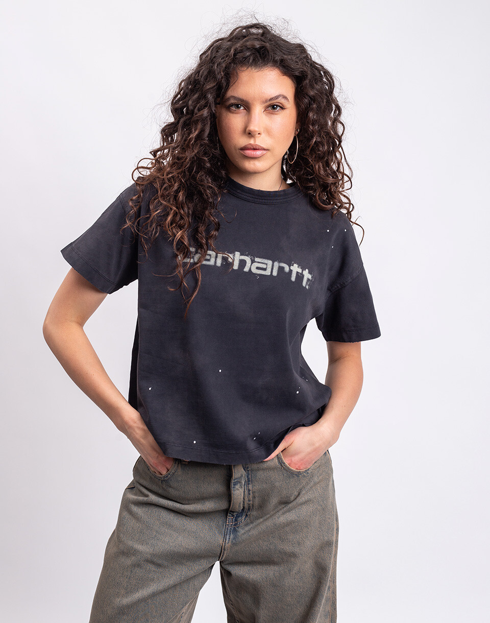 Carhartt WIP W' S/S Painter T-Shirt Black destroy wash XS