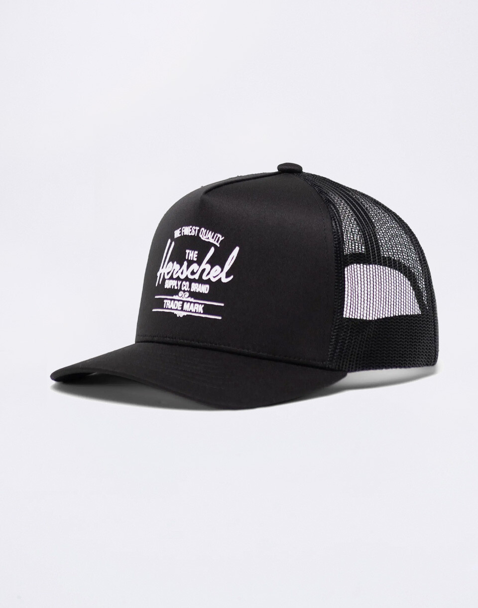 Herschel Supply Whaler Tall Mesh Cap Black