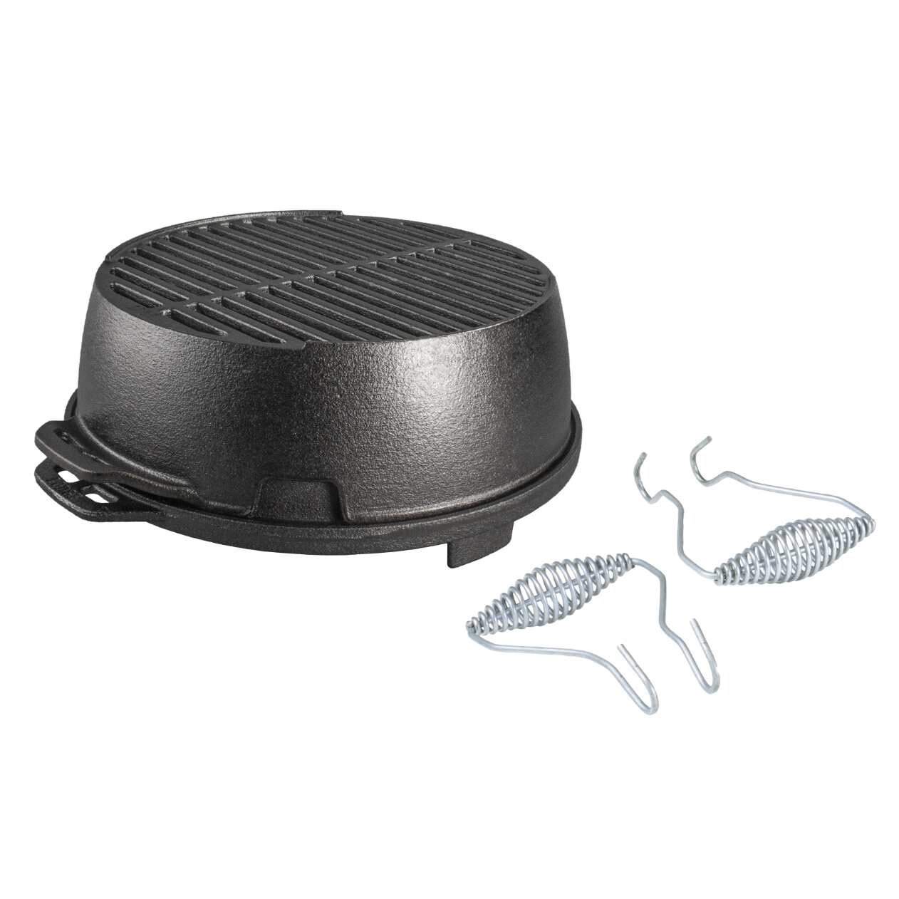 Stolní gril na uhlí 30 cm, litina, Lodge