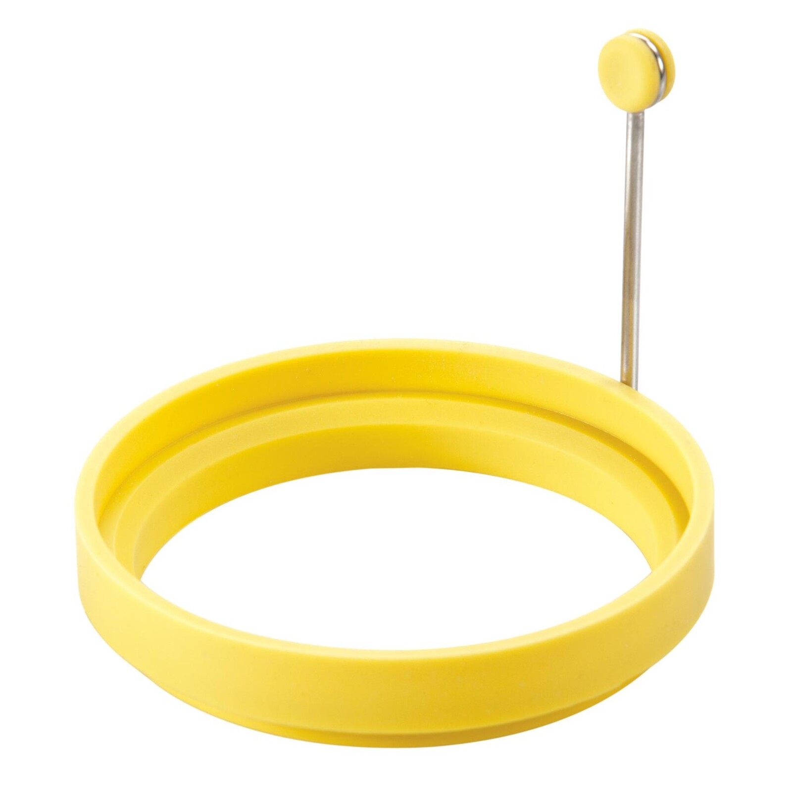 Kroužek na volské oko 10 cm, žlutá, silikon, Lodge