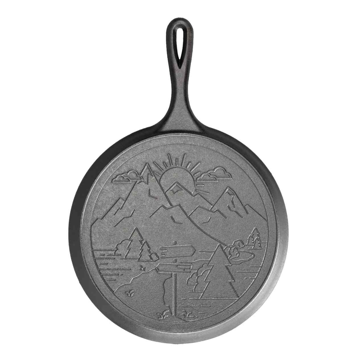 Pánev na palačinky WANDERLUST 26 cm, litina, Lodge