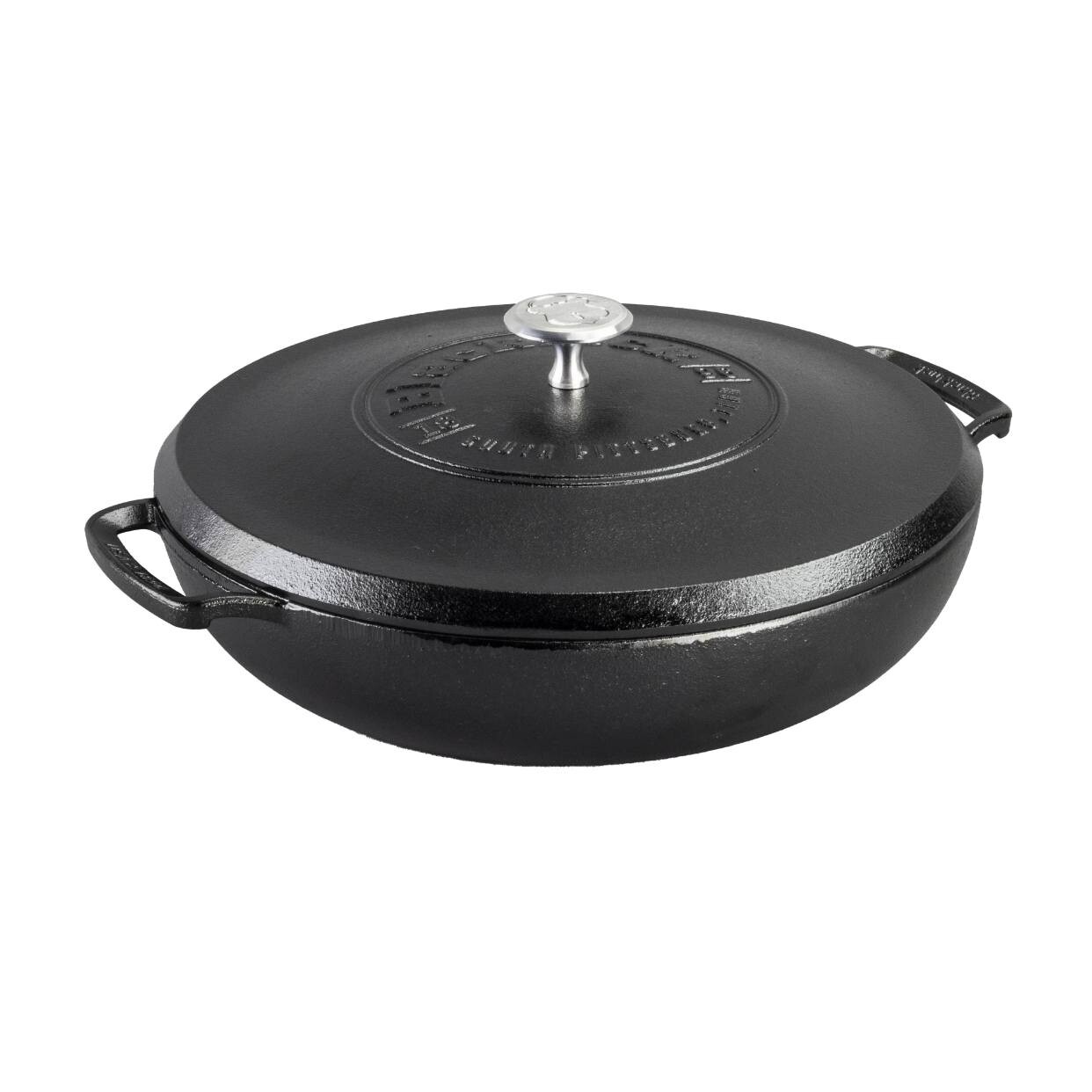 Nízký kastrol BLACKLOCK 30 cm, 3,7 l, litina, Lodge