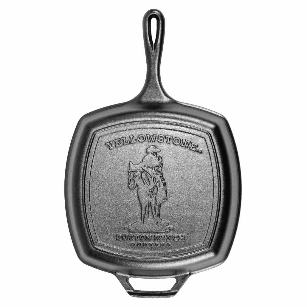 Grilovací pánev YELLOWSTONE 26 cm, čtverec, litina, Lodge