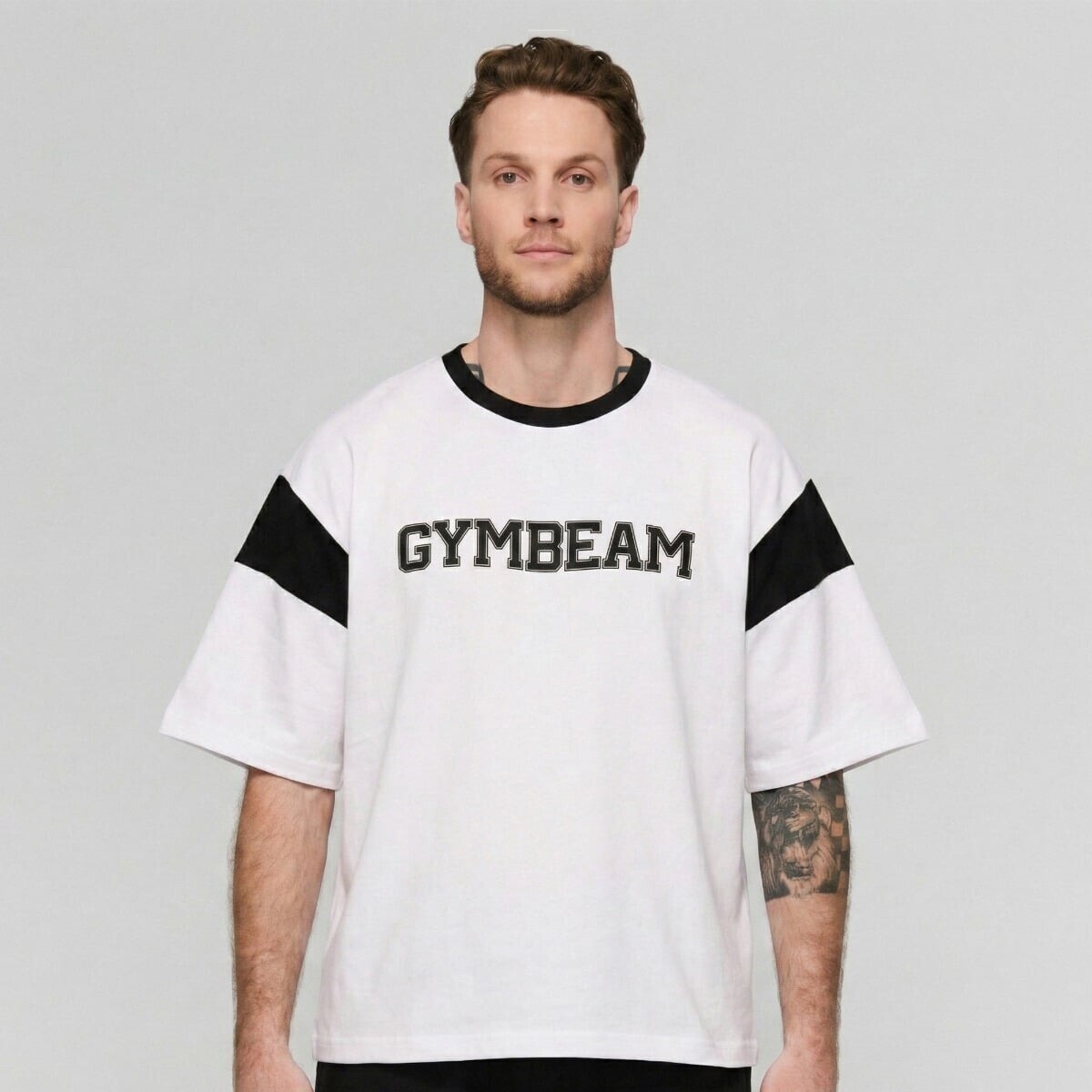 GymBeam Premium Heavyweight Varsity T-Shirt