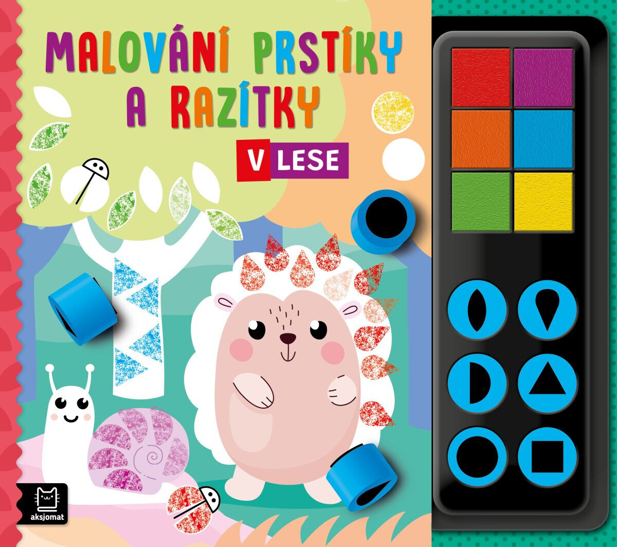 Malování prstíky a razítky V lese - Agata Kaczynska