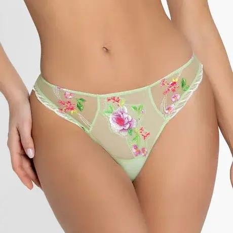 Tanga LISE CHARMEL (ACJ0039-14), Velikost S, Barva zelená