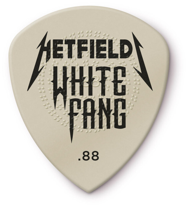 Dunlop PH122P088 HETFIELD'S WHITE FANG CUSTOM FLOW PICK .88MM - 6 ks
