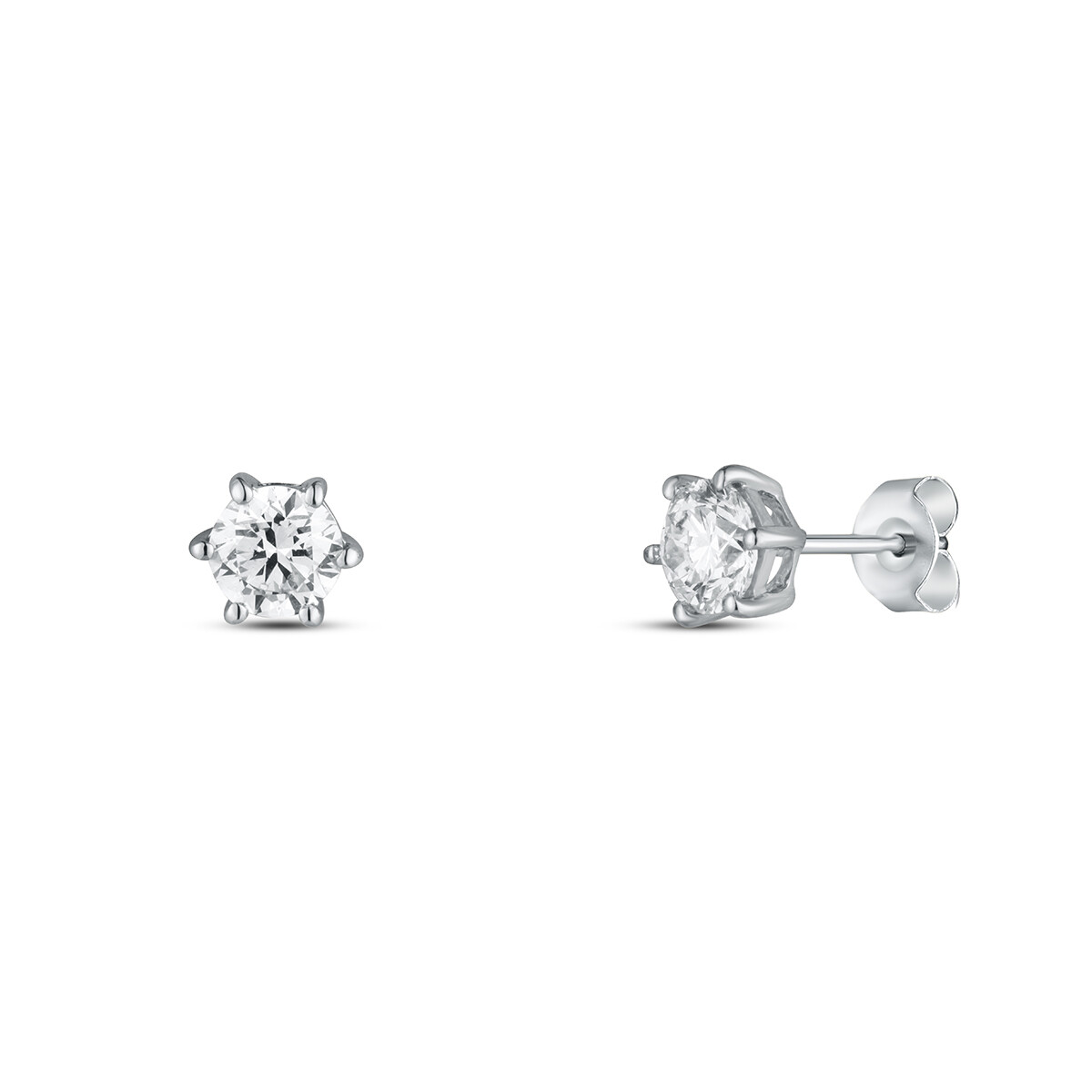 Náušnice  s laboratorními diamanty 13L-166-6070PU 1.32g