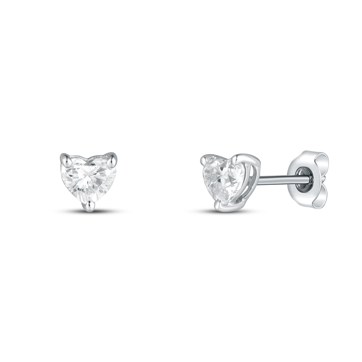 Náušnice  s laboratorními diamanty 13L-166-3050PU 1.04g