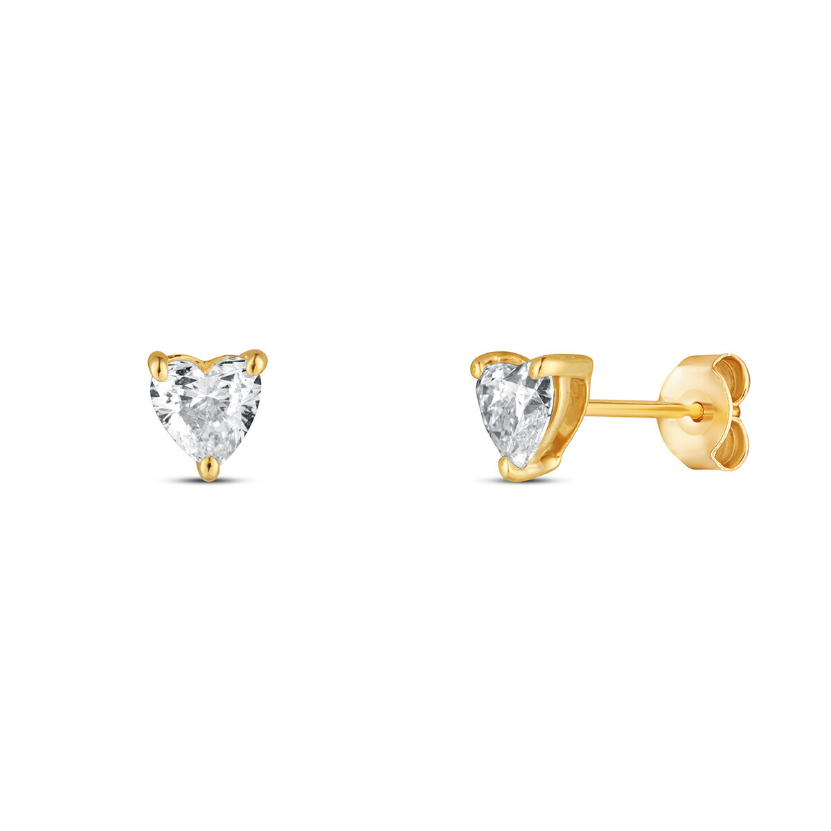 Náušnice s laboratorními diamanty 63L-166-3040PU 0.98g