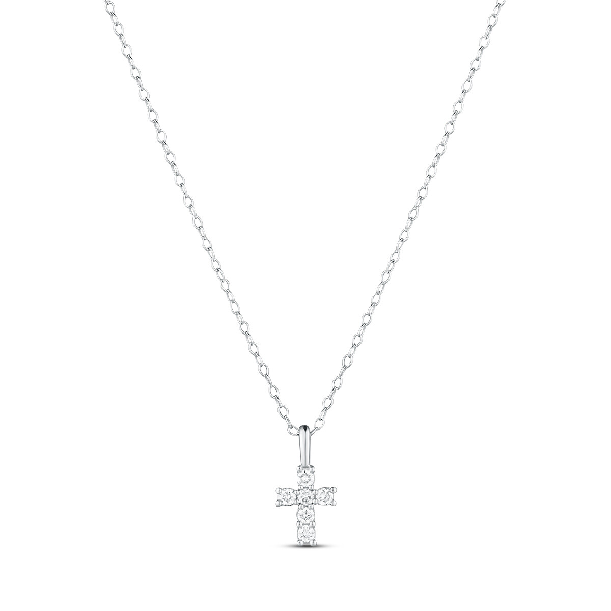 Náhrdelník s laboratorními diamanty 17L-165-977020 1.15g