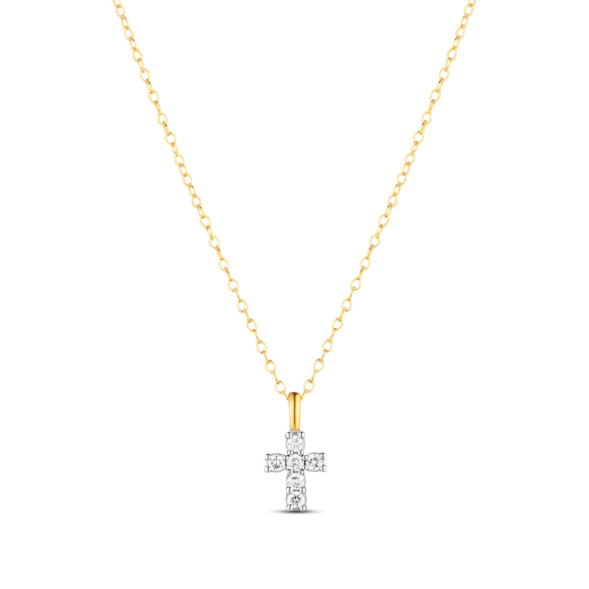 Náhrdelník s laboratorními diamanty 67L-165-977020 1.25g