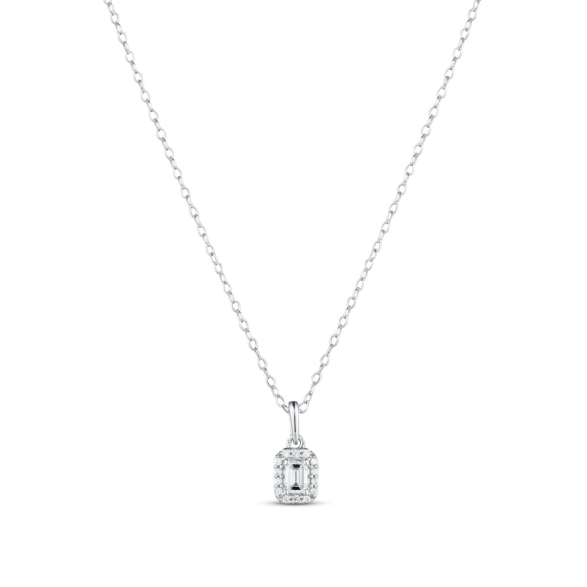 Náhrdelník s laboratorními diamanty 17L-165-177025 1.25g