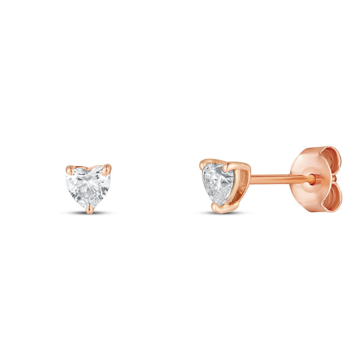 Náušnice s laboratorními diamanty 43L-166-3020PU 0.66g