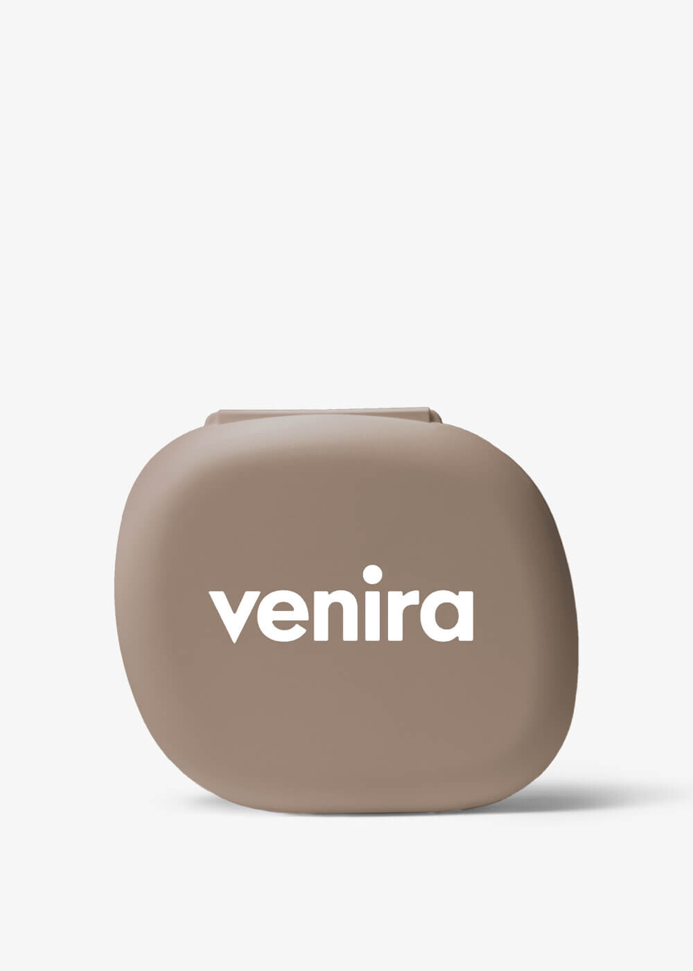 VENIRA pill box, tmavě hnědý