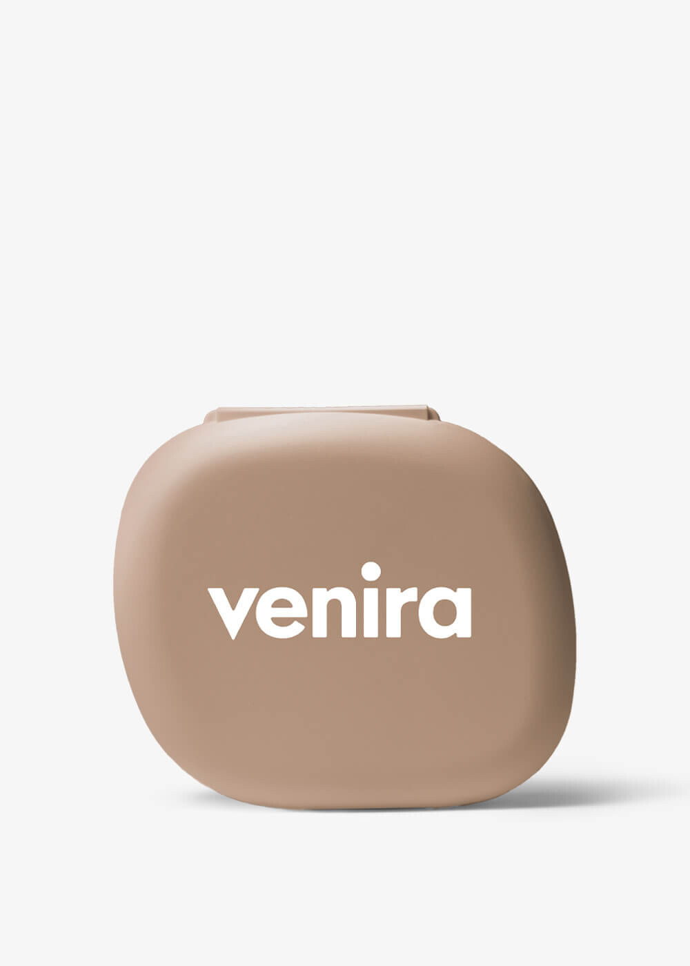 VENIRA pill box, světle hnědý