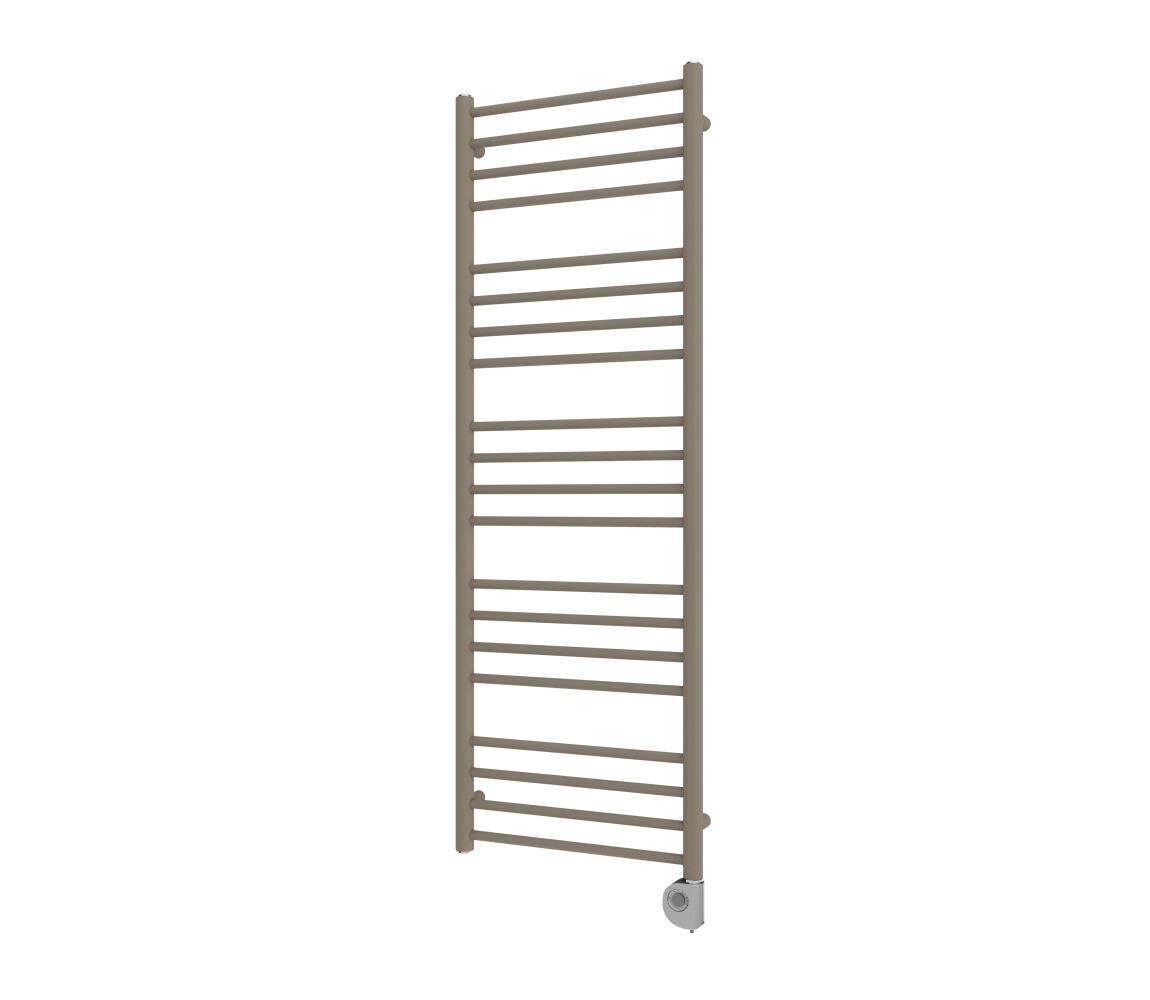 Vertaduro - Koupelnový radiátor s termostatem SIMONE 600W 144x50 cm taupe DRON14400500MKK8-8408