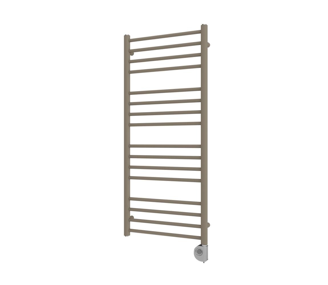 Vertaduro - Koupelnový radiátor s termostatem SIMONE 400W 114x50 cm taupe DRON11400500MKK8-8408