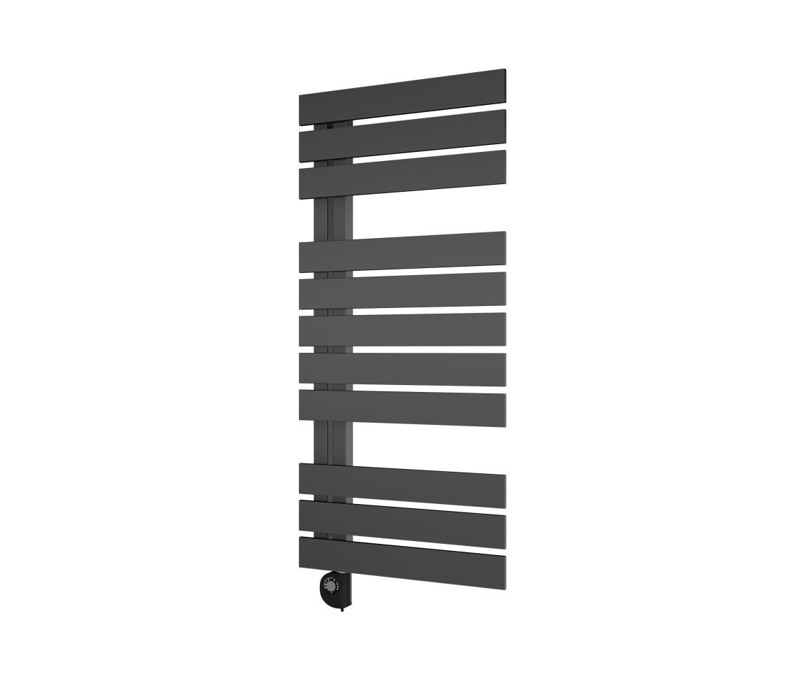 Vertaduro - Koupelnový radiátor s termostatem ZIVA 500W 109x50 cm antracit DTHE10900500MK61-8409