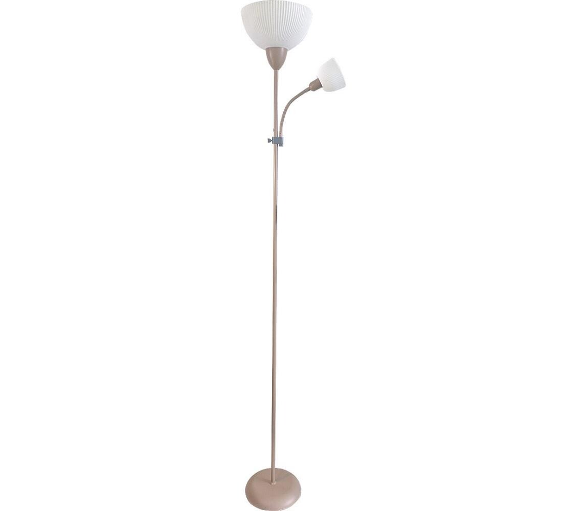 Rabalux 74103 - Stojací lampa ACTION PRO 1xE27/60W/230V + 1xE14/25W béžová 74103
