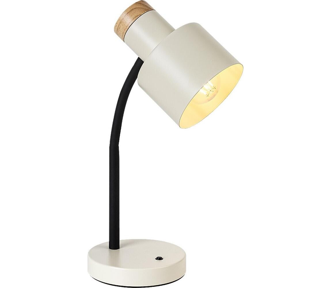 Rabalux 74097 - Stolní lampa PASTRO 1xE27/20W/230V krémová 74097
