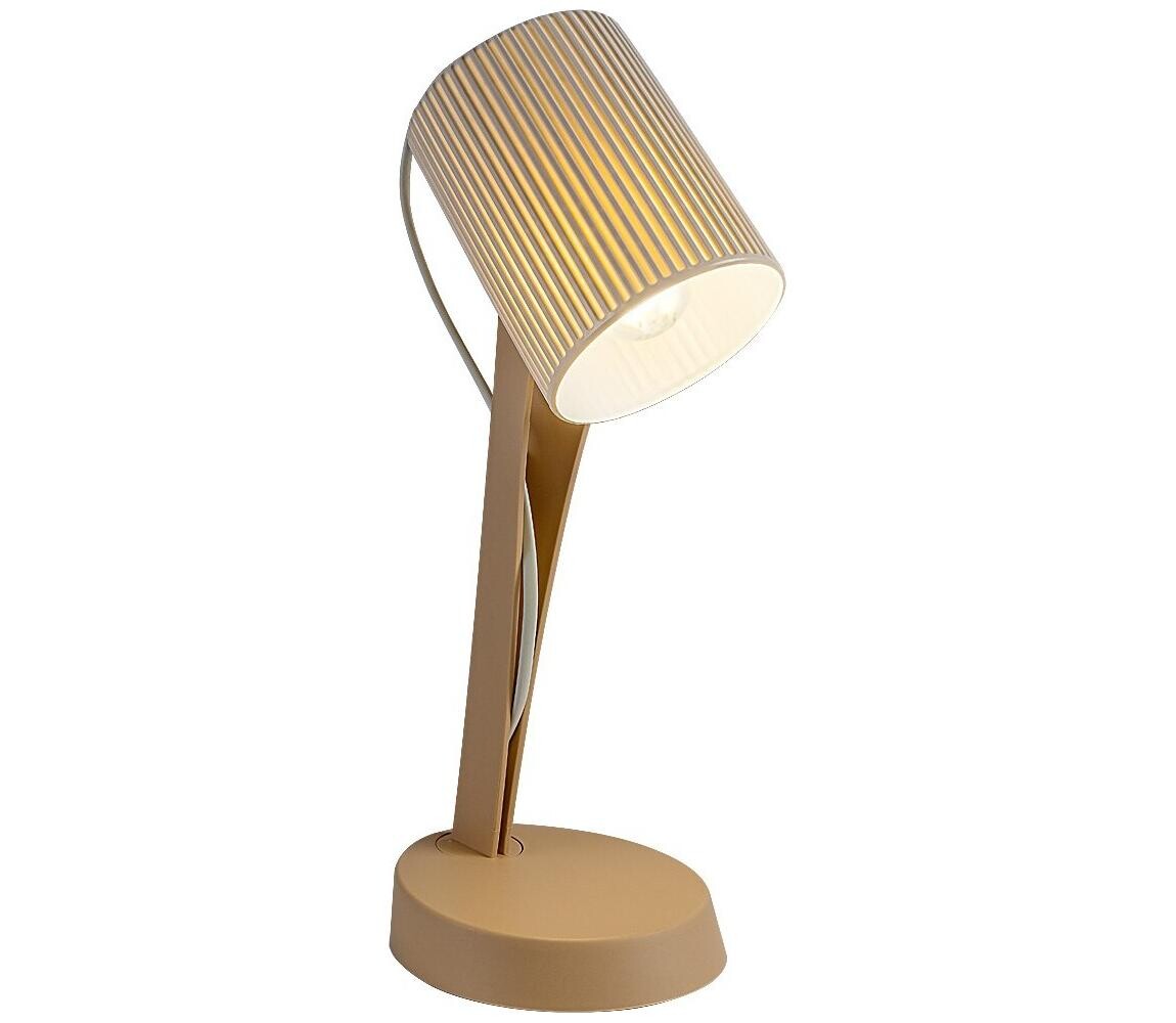 Rabalux 74089 - Stolní lampa SOLVET 1xE14/11W/230V béžová 74089