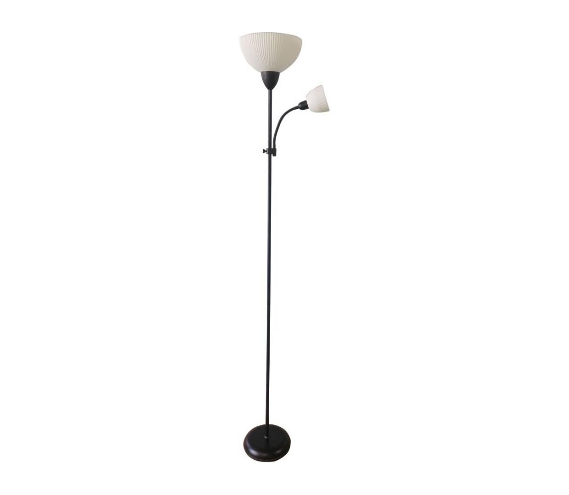 Rabalux 74109 - Stojací lampa ACTION PRO 1xE27/60W/230V + 1xE14/25W černá 74109