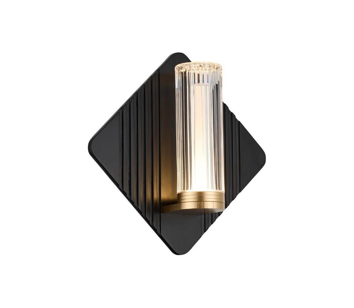 Rabalux 71407 - LED Koupelnové nástěnné sv ROSALINE LED/7W/230V IP44 černá/zlatá 71407