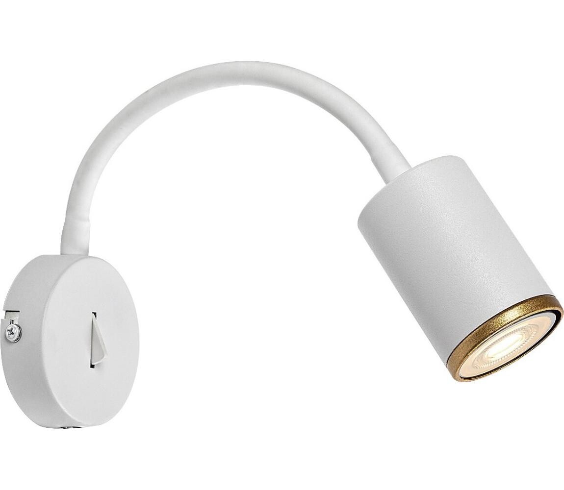 Rabalux 73110 - Nástěnné bodové svítidlo NOLIE 1xGU10/15W/230V bílá 73110