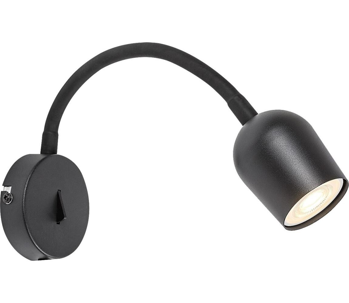 Rabalux 73113 - Nástěnné bodové svítidlo LIANET 1xGU10/15W/230V černá 73113