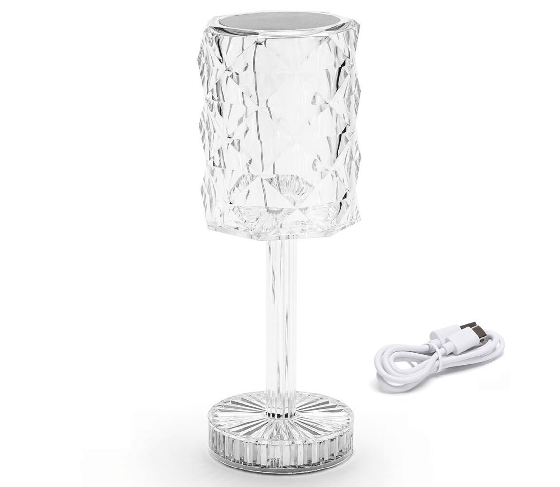 B.V. - LED Stmívatelná nabíjecí lampa LED/1W/5V 2700/4000/6500K 1800mAh 26 cm B10311K8L