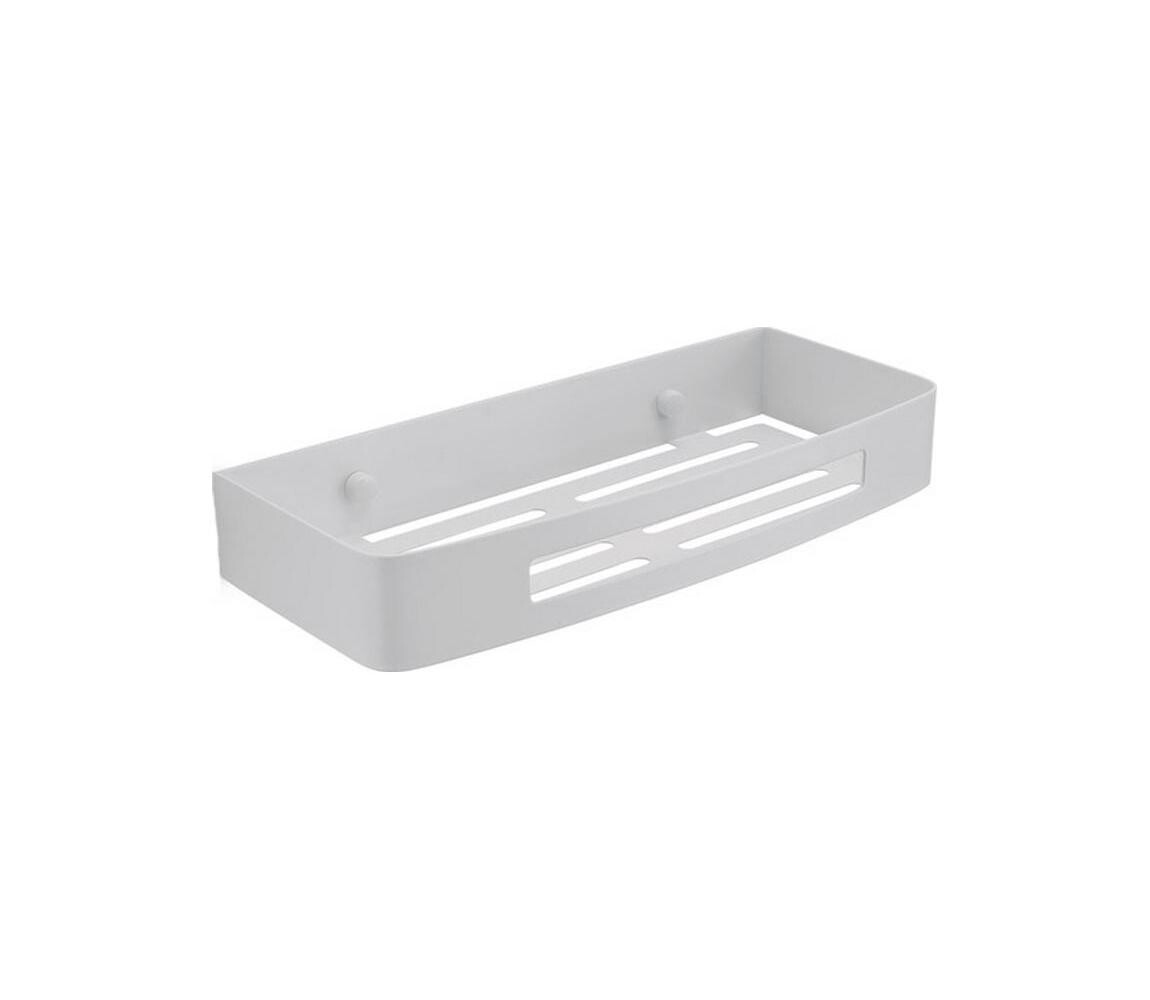 Gedy - Nástěnná police do sprchy SMART 30x12,8 cm bílá 241702