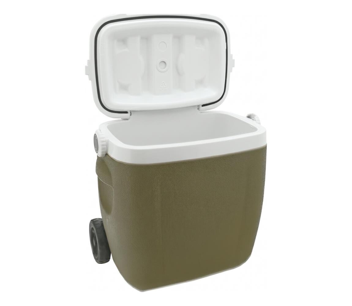Pojízdný chladící box 16 l zelená 13825
