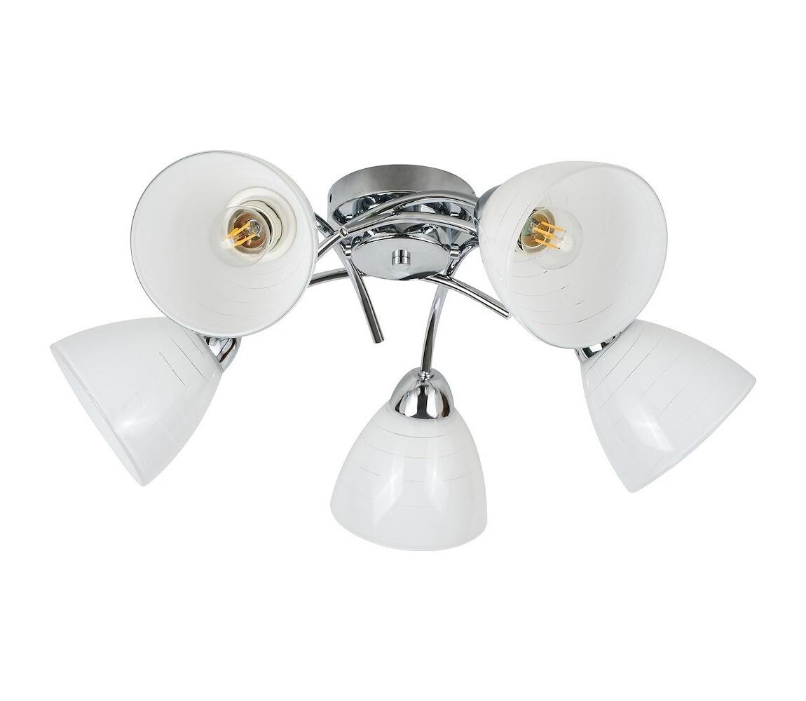 Přisazený lustr CLARA 5xE27/15W/230V lesklý chrom ML2759
